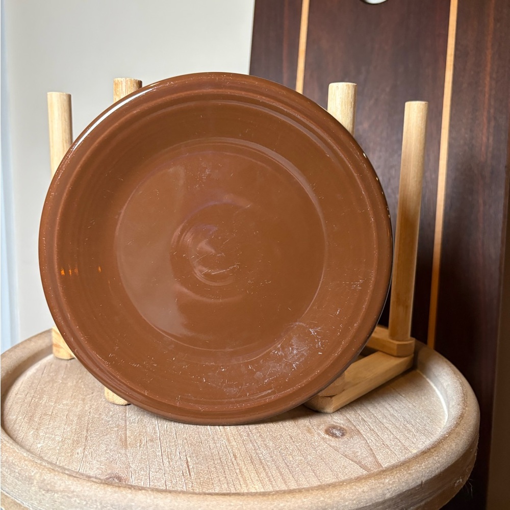 Fiestaware RETIRED CHOCOLATE BROWN Salad Plate, 7.25”